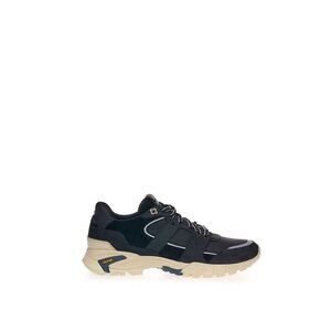 Lardini Black Suede Leather Athletic Men's Sneakers